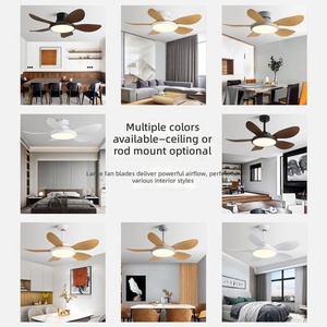 Moteur DC de haute qualité, design moderne, 5 pales de ventilateur en ABS, télécommande, débit d'air élevé, ventilateur de plafond silencieux avec éclairage LED à inverter - Product Image 4