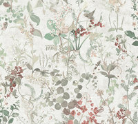 Papier peint de haute qualité de style tropical luxueux, fabriqué en Allemagne, à base de plantes, pour la décoration d'appartements et de maisons