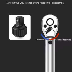 Yüksek doğruluk ayarlanabilir kolu manuel cırcır 1/2 inç önceden ayarlanmış tipi tork anahtar alet seti - Product Image 3