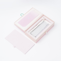 Modische Hochwertige Sonnenbrillen-Uhren-Verpackungsbox aus Recyclingmaterialien Anpassbare Starre Box Schillerndes Papier Bungee-Seil Gold