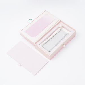 Double open gift box with colored glasses packaging box