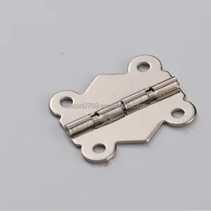 Stock supply good quality 26 x 31 mm 90 and 180 degree metal butterfly box hinge