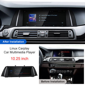 Système Linux STWEI 10,25 pouces, CarPlay sans fil, navigation automobile Android, vidéo, musique, BMW Série 5 F10 F11 CIC/NBT - Product Image 3