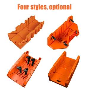 Boîte à onglets réglable 22.5/45/90 degrés scie à métaux outil Portable jardin bois coupe boîte à onglets - Product Image 2