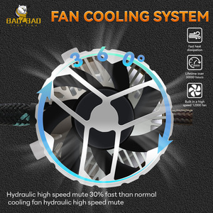 BAOBAO BB2488 Lampadine LED ad Alta Potenza 200w 400w H1 H4 H7 H8 H11 9005 9006, Luci Super Luminose per Fari Auto, Luci LED Auto - Product Image 2