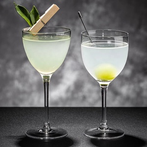 Unico Highball cristallo Nick e <span class=keywords><strong>Nora</strong></span> bicchiere da Cocktail a stelo lungo calici da vino trasparente bicchieri da Cocktail Bar ristorante - Product Image 5