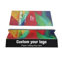 Plateau à cigarettes personnalisé avec votre logo, papier à rouler naturel