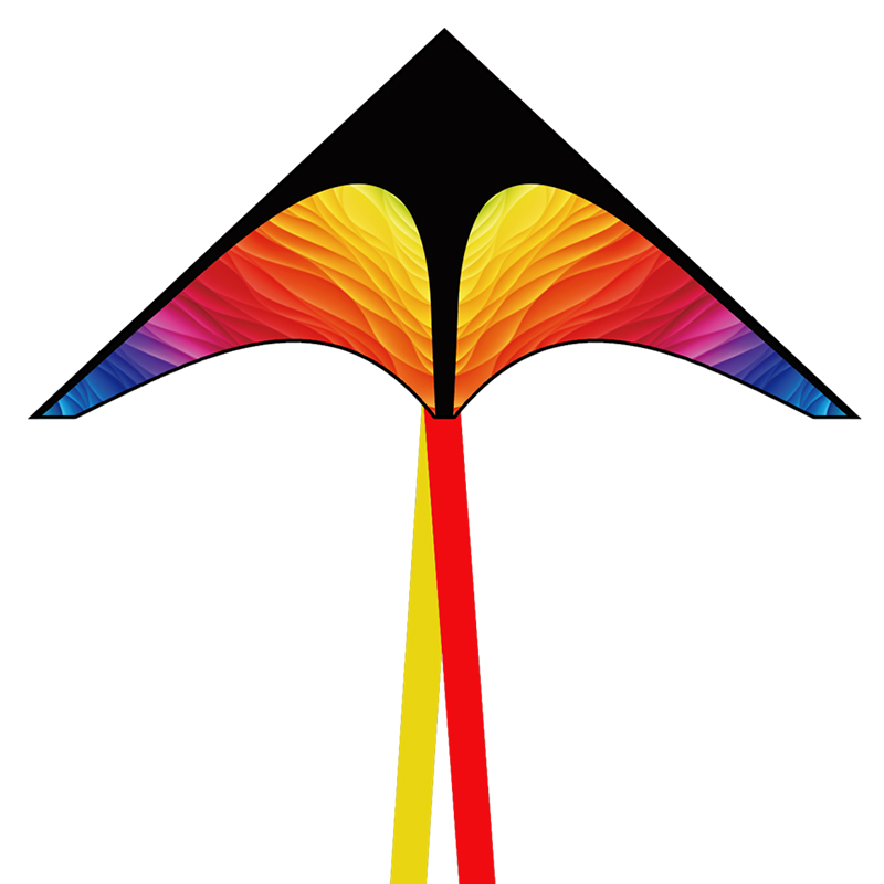 Factory Direct Custom Delta Kite Fiberglass Polyester Material Unisex Quality Fabric Easy-to-Operate Professional Flying Outdoor