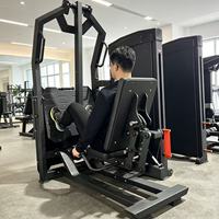 Machine d'exercice des jambes en acier robuste, presse à jambes debout, équipement de musculation des hanches, multifonction réglable