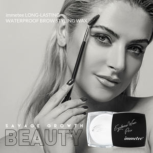 Cire à sourcils Gel coiffant pour sourcils <span class=keywords><strong>Transparent</strong></span> longue durée Cire à sourcils Gel à sourcils de marque privée avec pinceau - Product Image 2