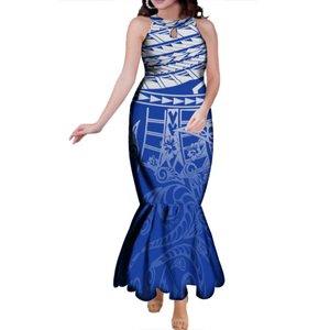 Женское длинное платье с принтом - Product Image 1