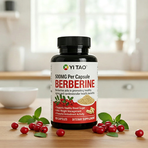 Gélules de Berbérine 500MG Marque Blanche/OEM ODM, 60 Capsules – Complément Alimentaire pour la Glycémie, la Santé Cardiaque et le Soutien Antioxydant - Product Image 3