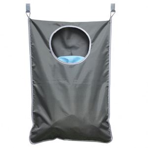 Cesto de Ropa Colgante de Tela con Gran Abertura y Ahorro de Espacio, Plegable para Guardar Ropa - Product Image 1