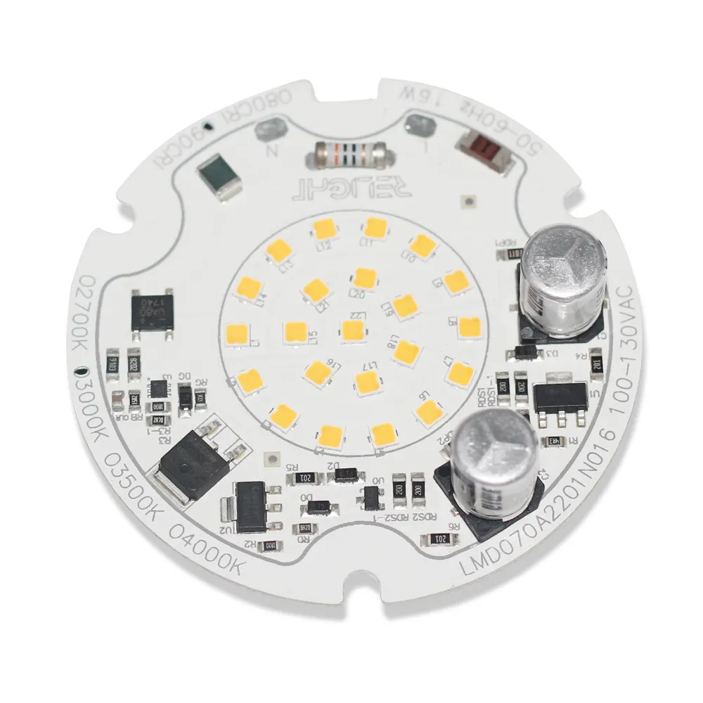 AC230V/120V DOB LED module PCB Board Circuit D70mm Aluminum SMT PCBA LED Module for ceiling Light