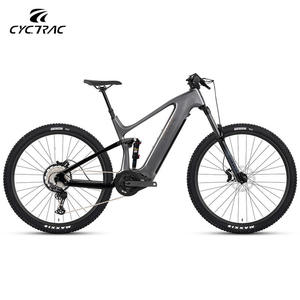 <span class=keywords><strong>Bicicleta</strong></span> Eléctrica de Fibra de Carbono CYCTRAC EM10 con Motor Central de 500W, Suspensión Completa, 12 Velocidades, Batería de Litio de 48V, <span class=keywords><strong>Bicicleta</strong></span> de Montaña Deportiva de <span class=keywords><strong>29</strong></span> Pulgadas - Product Image 1