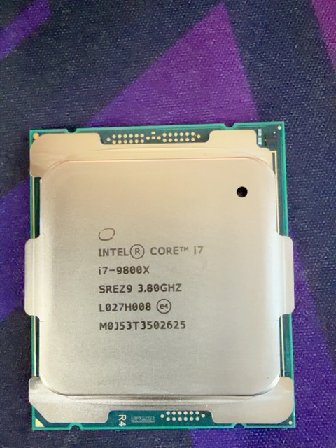 Factory Price: Central Processing Unit I7-9800X 3.8G, 8-core, 16 Thread LGA1151 CPU, Suitable for Desktop Computers