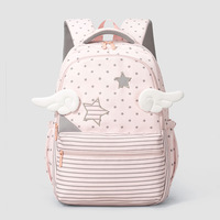 Sac à dos mignon et léger de style coréen pour étudiantes, grande capacité, polyvalent pour le collège et le lycée, sac à dos décontracté