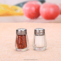 Mini 10ml carré verre conteneur bouchon à vis cuisine étagère armoire tiroir porte garde-manger épices organisateur mur stockage Mini verre