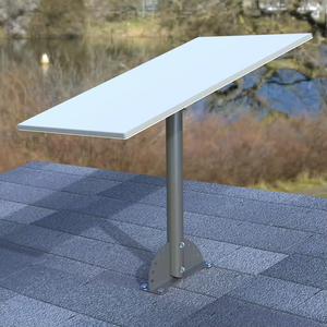 16 InchesStarlink Gen3 ملحقات قياسية مثبتة على السطح Starlink V3 محول أنبوب مثبت على الطبق قاعدة بلاستيكية خضراء مع عمود محوري - Product Image 2