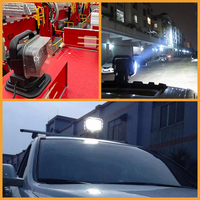 7 pouces 360 degrés rotatif LED Marine bateau toit télécommande projecteur Spot faisceau lampe Rechargeable LED lumière de travail