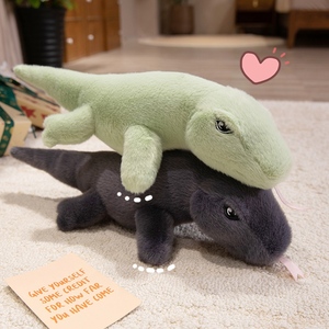 Peluche personnalisée Dragon de Komodo moelleuse avec détails brodés, toucher super doux, anti-stress, idéale pour les cadeaux et les fêtes - Product Image 5