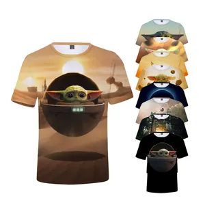 Sublimazione con stampa 3D in poliestere ad asciugatura rapida grafica per bambini T-Shirt con Logo stampato personalizzato magliette sportive Casual