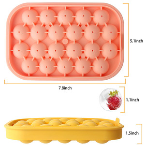 Khay làm đá hình hoa hồng bằng silicon thân thiện với môi trường, dễ tháo khuôn, dùng cho tủ đông - Product Image 4