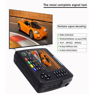 เครื่องค้นหาสัญญาณดาวเทียมดิจิตอล V10 Finder Max หน้าจอ 4.3 นิ้ว HD รองรับ DVB-S S2X H.265 พร้อมพอร์ต USB และ WiFi สำหรับอัปเดตการตั้งค่าดาวเทียม - Product Image 5