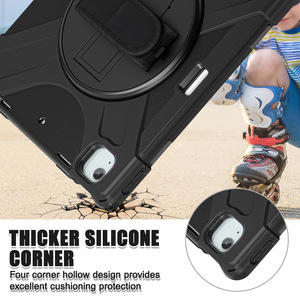 Ốp lưng máy tính bảng chống sốc bằng nhựa cứng thời trang dành cho <span class=keywords><strong>iPad</strong></span> Pro 12.9 2018 2020/2021/2022/ Air 13 2024/<span class=keywords><strong>iPad</strong></span> Air 13 2025 M3, xoay 360 độ - Product Image 3