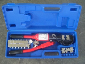 High Quality Steel Cable <b>Wire</b> Rope Hydraulic Pliers Metric System <b>Crimping</b> <b>Tool</b> Industrial Grade 16-400 Range 1 Year KYQ-400 Hyd - Product Image 3