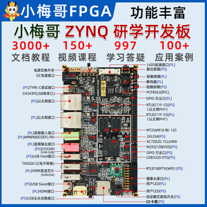 ชุดแพ็คเกจ ZYNQ touch ADC, ชุดอุปกรณ์ FPGA พร้อมหน้าจอสัมผัสออสซิลโลสโคป AD7606, ชุดแพ็คเกจ ZYNQ 12 ชิ้น บอร์ด FPGA Zynq กล้อง ADC สำหรับการเรียนรู้ W1116 - Product Image 6