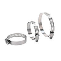 Colliers de serrage robustes 3/4 "- 1-1/2" #16 Collier de serrage à vis sans fin en acier inoxydable