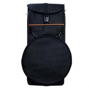 Estuche de Almacenamiento para Tambor Desmontable Negro de Diseño Elegante, Bolsa de Transporte Musical con Dos Compartimentos Separados, Muestra Gratuita - Product Image 1