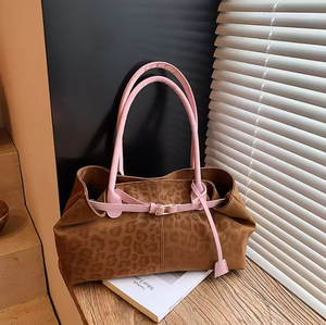 Bolso tote con estampado de leopardo 2026 para mujer, elegante bolso cruzado, bolso de hombro suave y moderno - Product Image 6