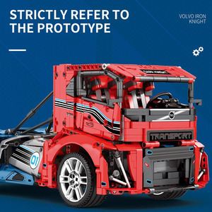 Reobrix 11008 Iron Knight Truck, Bloques de Construcción, 2116 Piezas, Juguete Educativo para Niños, Modelo de Ensamblaje - Product Image 1