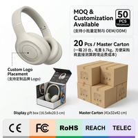 Casque sans fil ANC à logo personnalisé, circum-auriculaire, autonomie 35H, vente en gros, fabricant