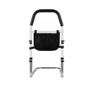 Sponde letto regolabili in PU con barre in acciaio al carbonio ad alta resistenza per anziani e pazienti, compatibili con letti King, Queen e Twin - AL1131 - Product Image 2