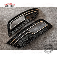 Grille antibrouillard pour Audi RS4 noir brillant voiture brouillard nid d'abeille maille Grille 2013 2014 2015