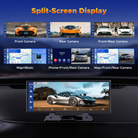Écran CarPlay sans fil pour voiture, écran Android Auto sans fil de 9,26 pouces, navigation GPS verticale, commande vocale, récepteur audio