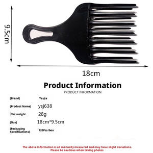 Espejo plegable portátil de paja de trigo con diseño de dibujos animados para estudiantes, peine decorativo de dientes anchos para barbería - Product Image 2