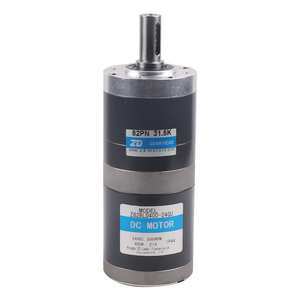 ZD moteur 32mm 42mm 52mm 62mm 20W-550W 24V 48Vt brosse ou moteur à engrenage planétaire à courant continu sans balais Z62BLDPN2460-30S/62PN _ K - Product Image 4