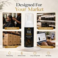 Fabricant de mousse capillaire personnalisée, mousse anti-frisottis à tenue forte pour les marques de perruques