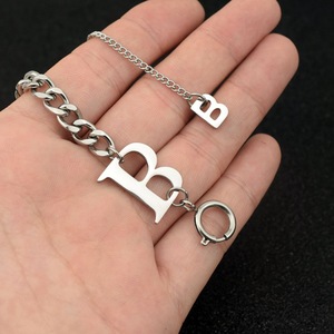 Nuevo Collar de Cadena Gruesa con Diseño Sencillo y Exclusivo, Chapado en Plata, Diseño Moderno y Popular, Collares Unisex, Joyería de Moda - Product Image 2