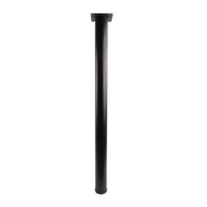 60x870mm Round Black Breakfast Bar <strong>Leg</strong> - Product Image 4