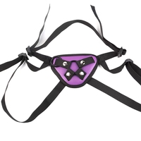 Harnais en cuir réglable de designer Noneoem avec plug intégré, 600g, portable, facile à nettoyer, équipement d'intimité portable, pour hommes, dildos, sexe anal