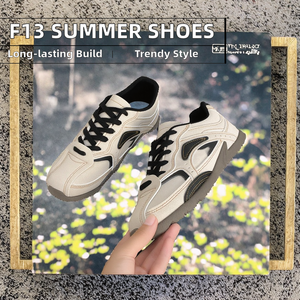 Nouvelles chaussures de sport décontractées d'été 2026 pour hommes, de haute qualité, blanches, style skate, à lacets, avec doublure en maille, pour la marche - Product Image 2