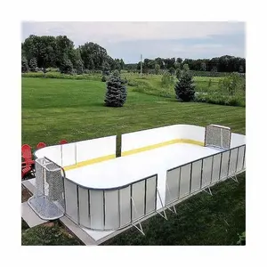 Outdoor tragbare eisbahn/eisbahn system/eis hockey board spiel