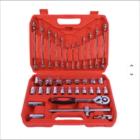 Ensemble de clés à douille de 37 pièces, outils de réparation automobile, outils de travail du bois, boîte à outils