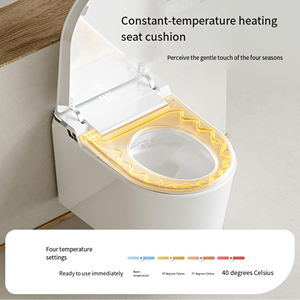 Toilettes suspendues modernes, sanitaires, pour salle de bain, WC intelligent automatique mural, toilettes intelligentes suspendues pour hôtel - Product Image 4