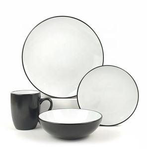 16 CS Inner et oliolid Wo tono or olor lalazed tontoneware Ceramic olirowery ininnerware et - Product Image 1